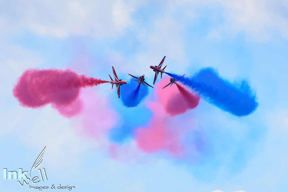 Art prints-aircraft, Red Arrows, Hawk T1
