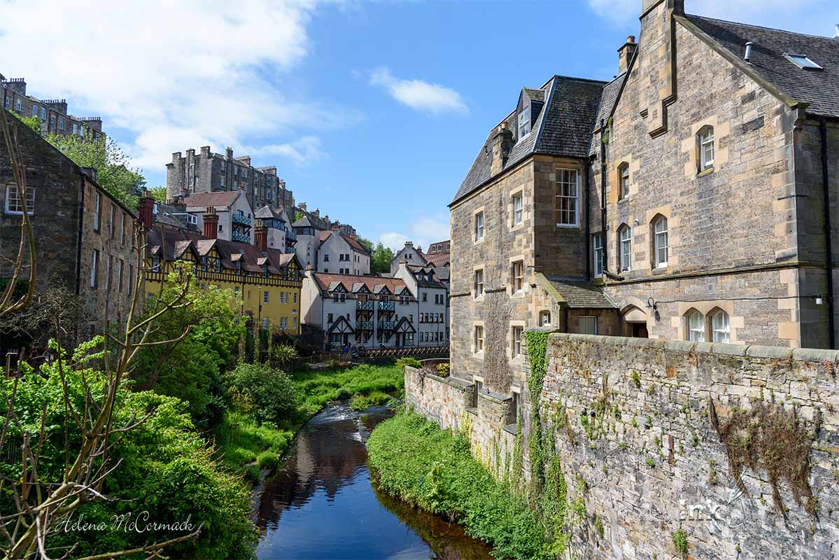 Art prints-landscapes, Dean Village, Scotland