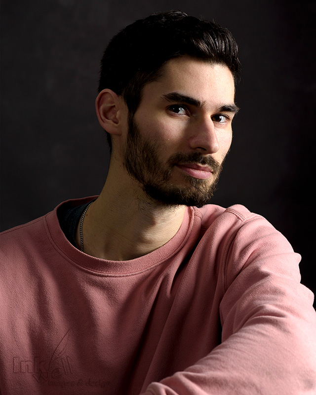 Headshot, Black backdrop