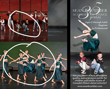 3 image sources to create brochure